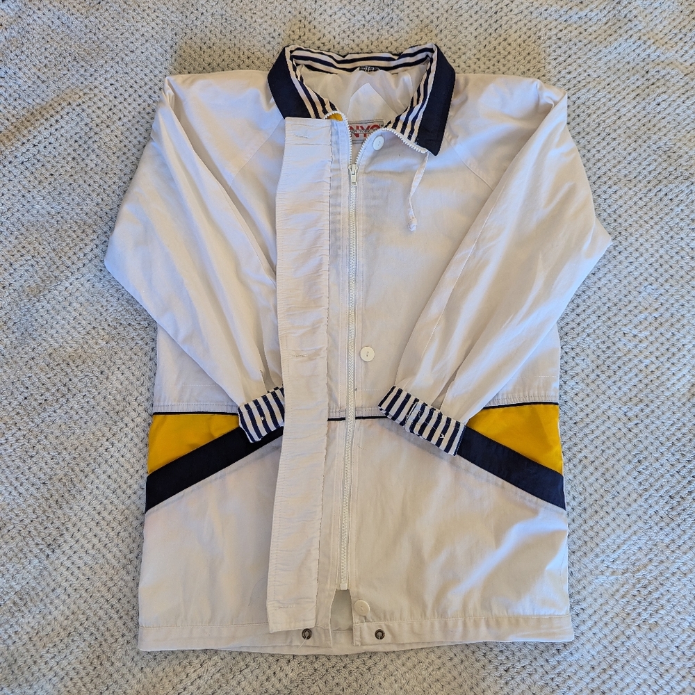 Vintage New York Girl Lightweight Jacket | Small | Shoulder Pads